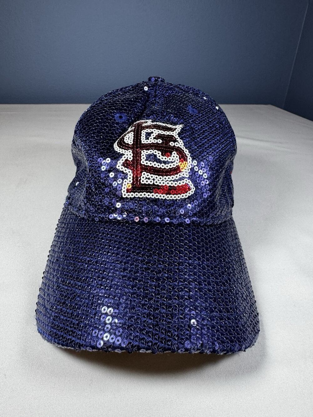 Victoria’s Secret PINK St Louis Cardinals New Era Sequin Hat MLB Womens Adjustab